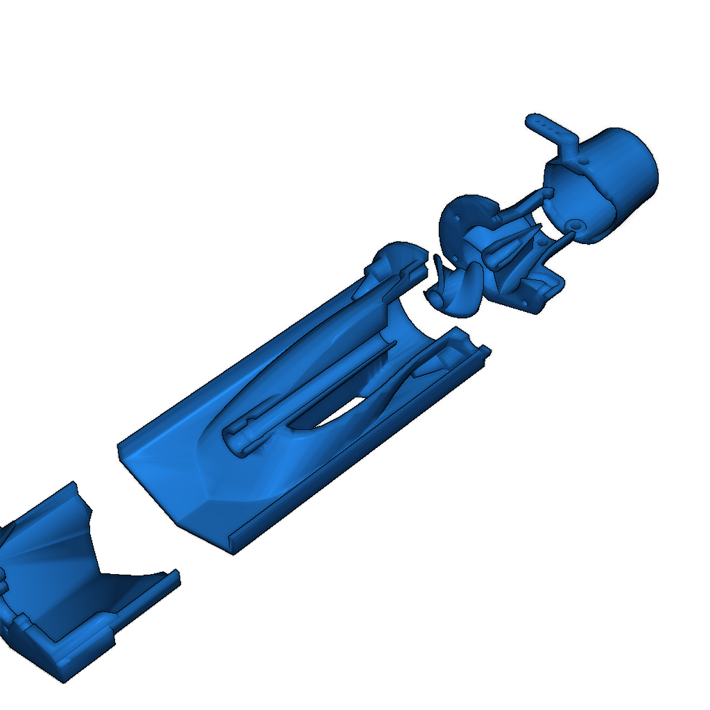 Модель РС лодки с водометным движителем