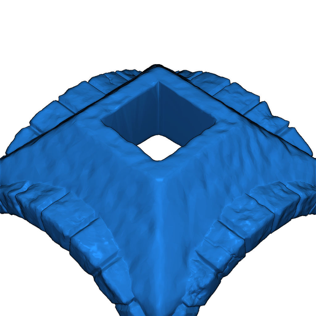 Открытая каменная печь для готовки