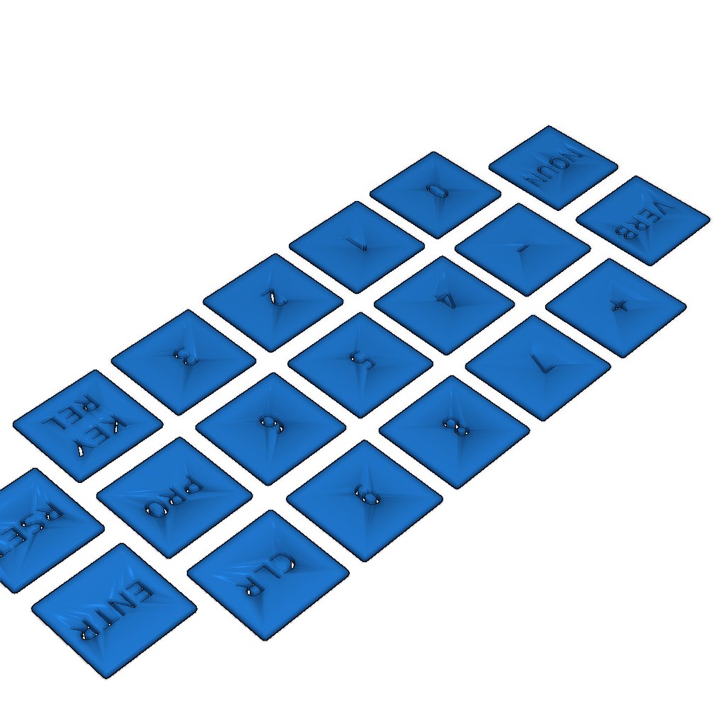 Клавиши для Open DSKY