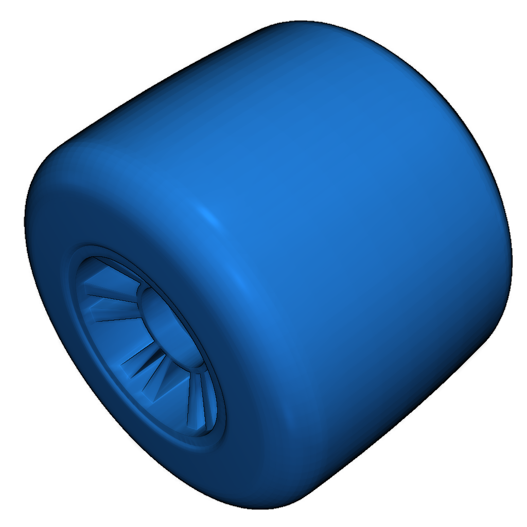 OPENRC F1 - PLA шины с совмещённым диском и покрышкой