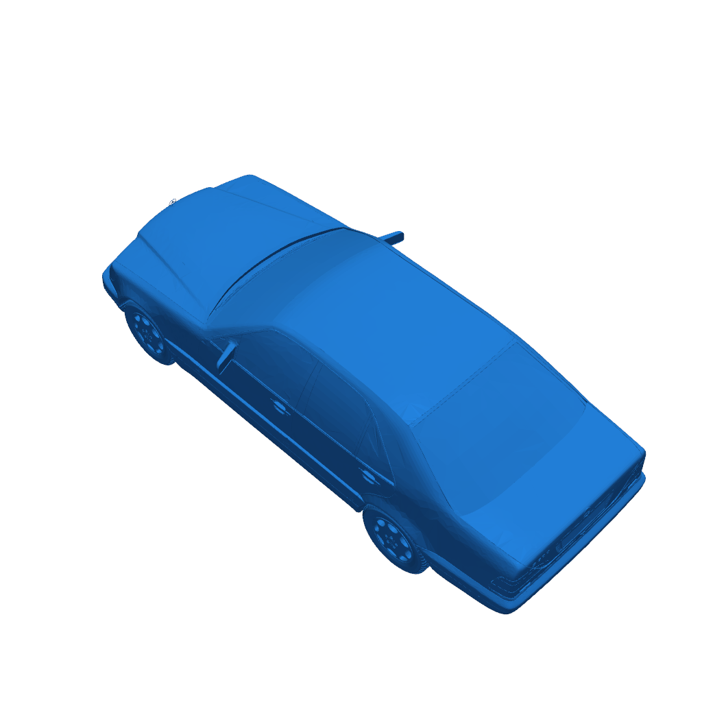 3D модель Mercedes S-класса W 140