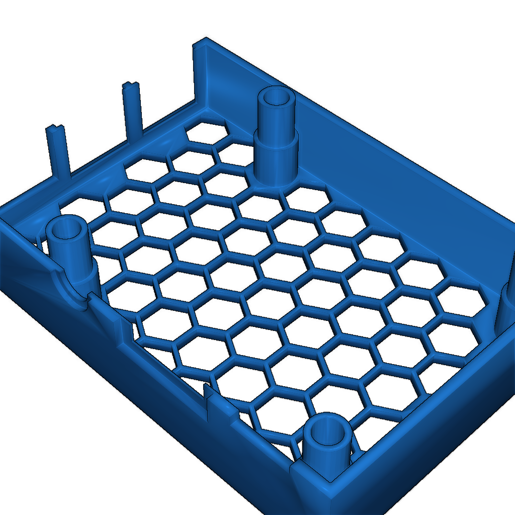 Корпус для Raspberry Pi с открытой верхней и нижней частью