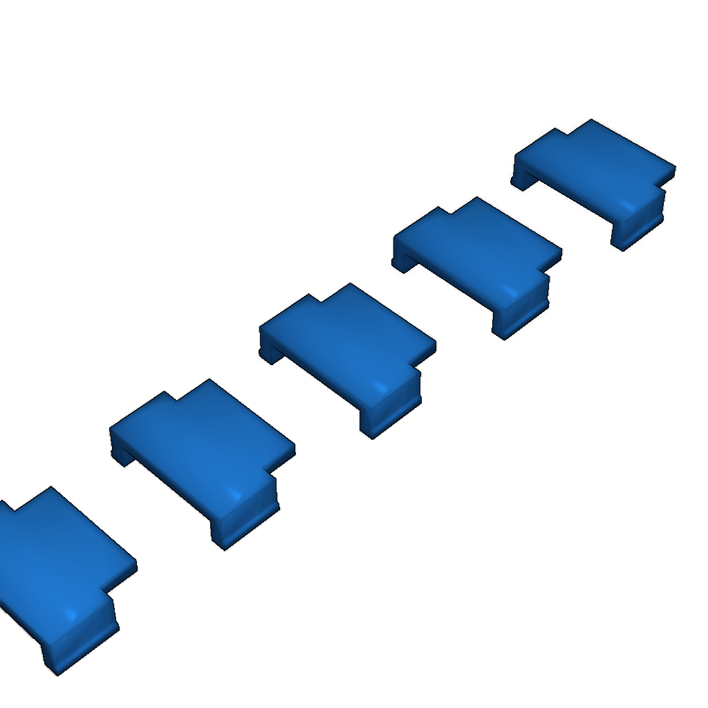 Полуоткрытая универсальная цепь для кабелей