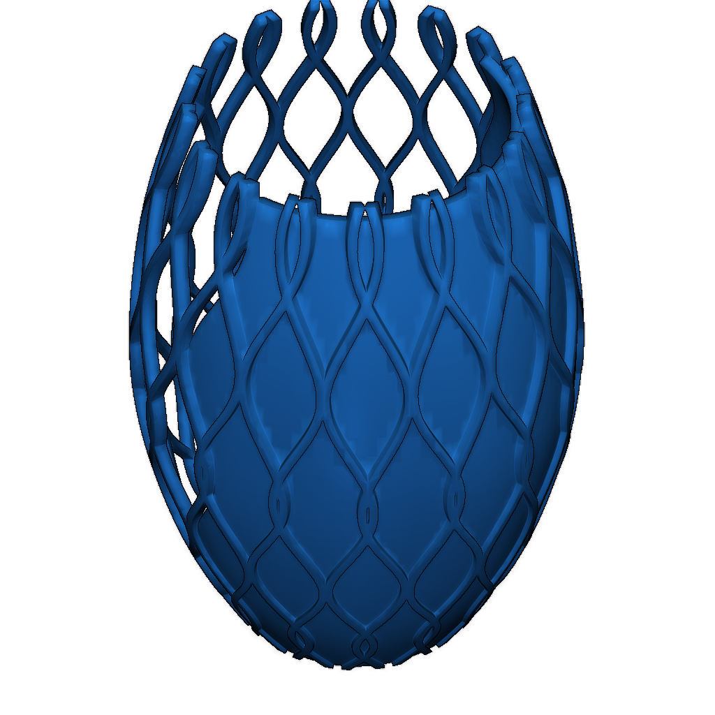 Открытая ваза для сухих цветов