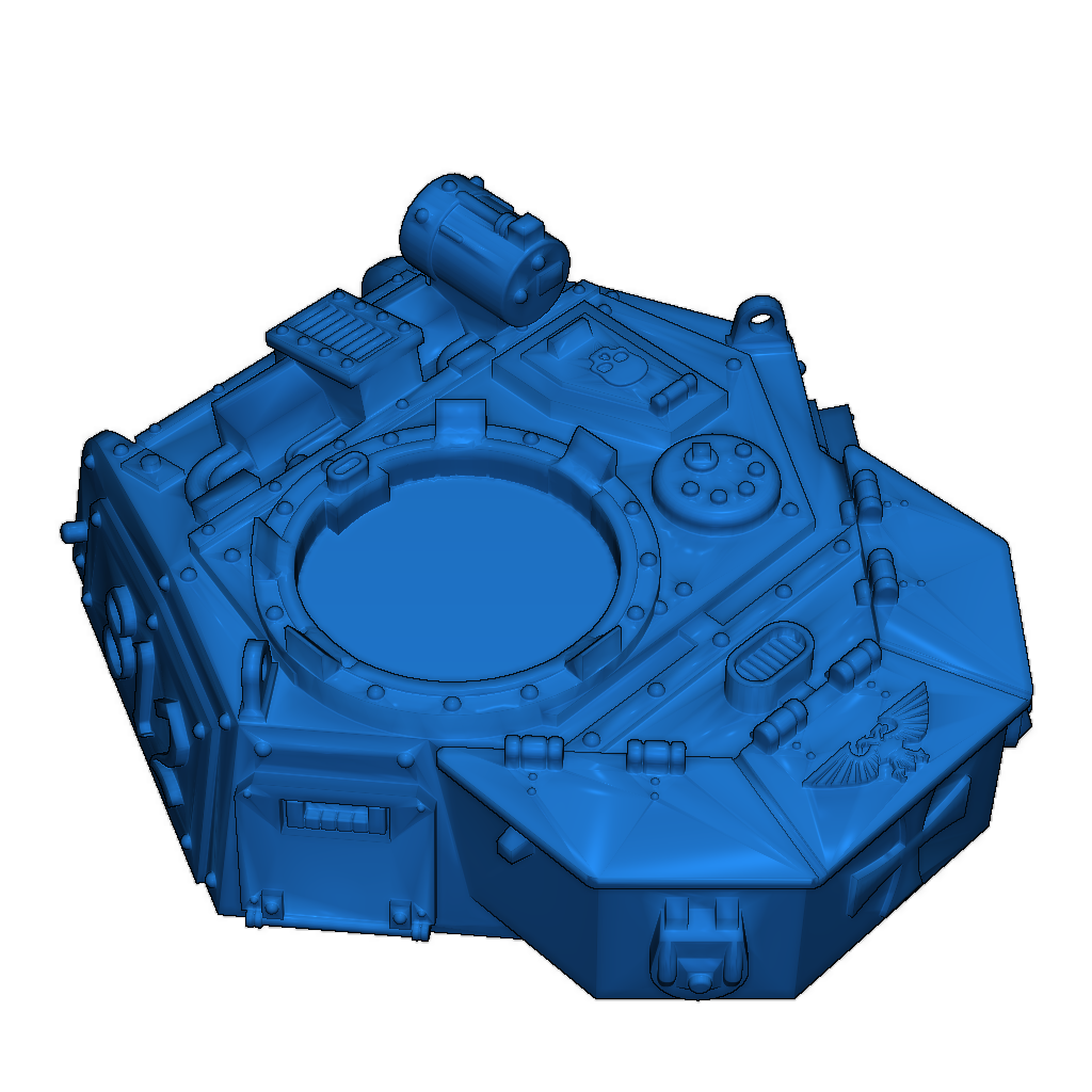Крепость Krieg с открытыми люками