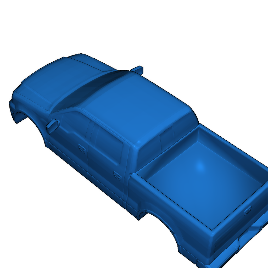 Модель пикапа Ford F-150 с открытым кузовом