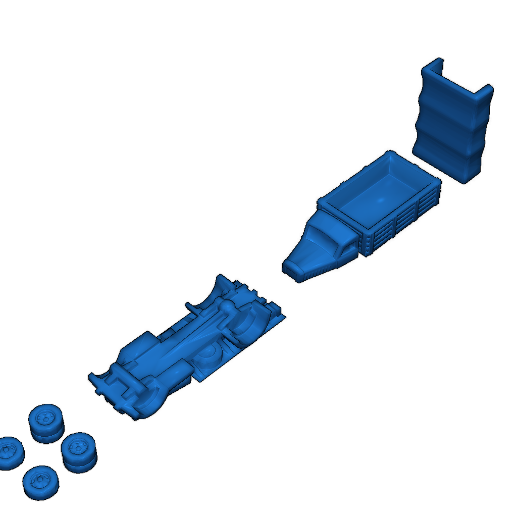 Модель грузовика Opel Blitz в масштабе Z 1:220
