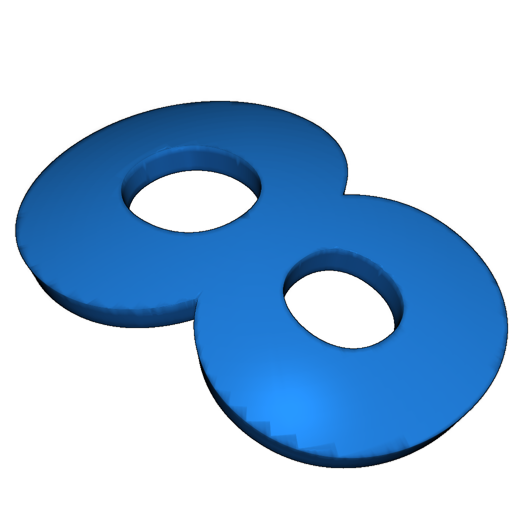 Открытый 8-балльный шар с отдельными цветами