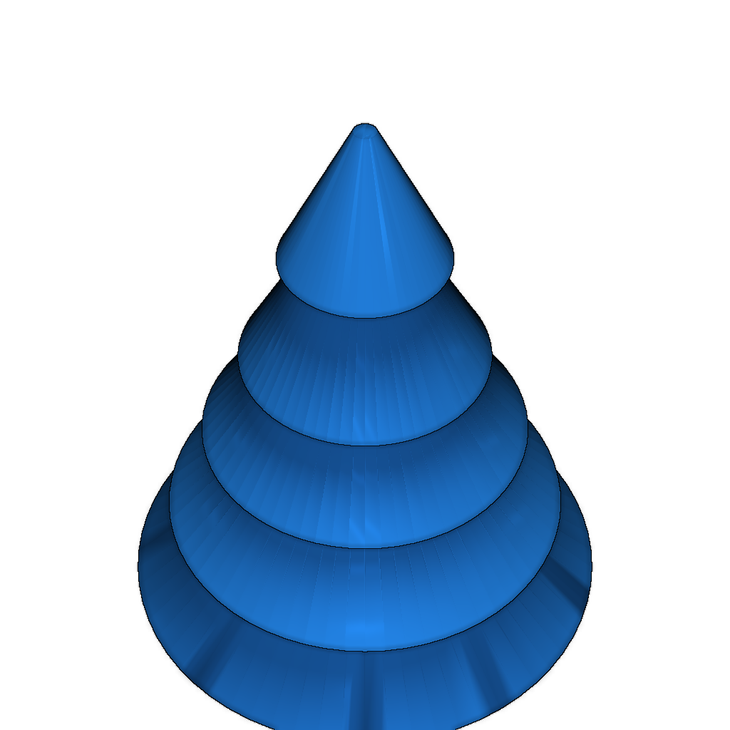 3D Модель Рождественской Елки