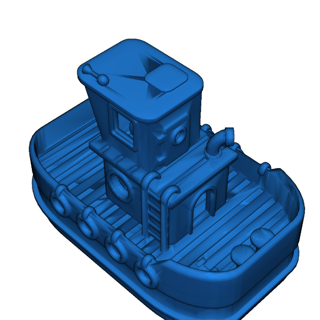 Тестовая модель для печати - лодка