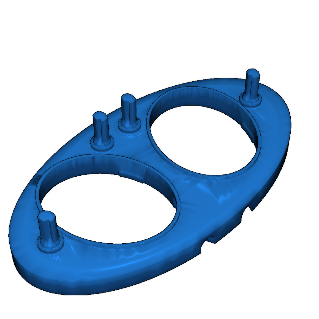 Держатель для зубных щеток Oral B с овальной формой