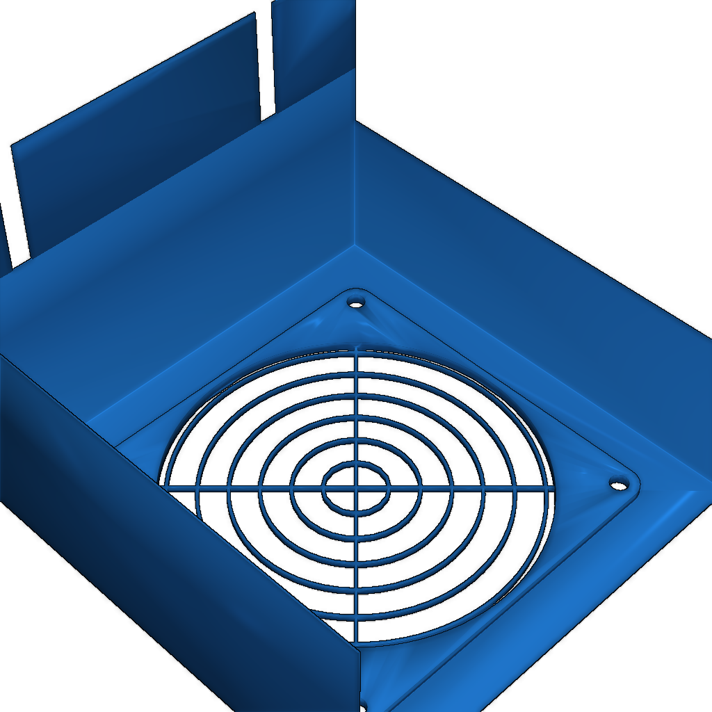 Вентиляционный туннель для корпуса Audheid K7 NAS