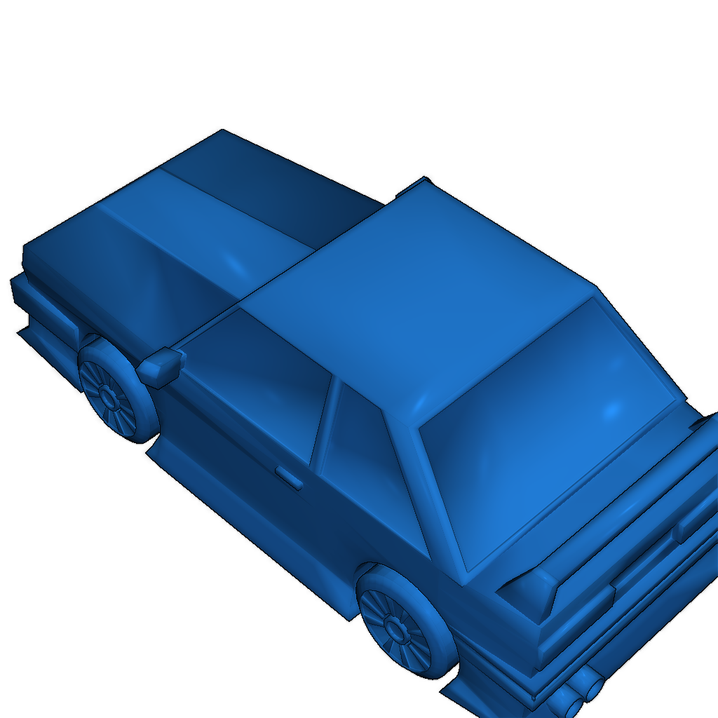 3D модель BMW E30