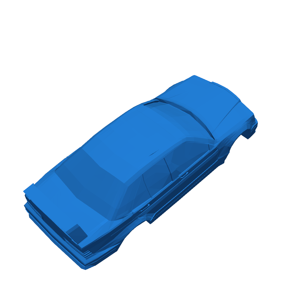 Низкополигональная модель STL