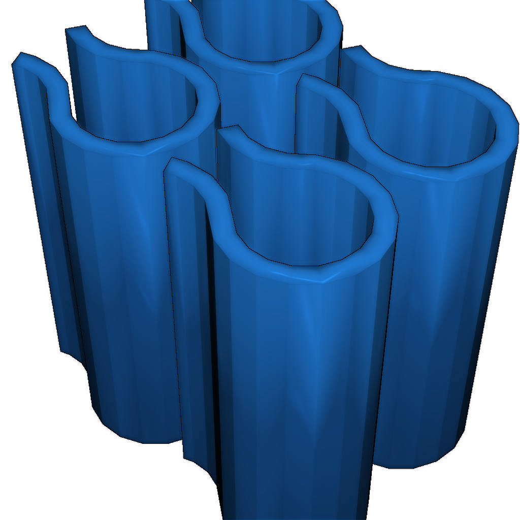 Трубчатые дистанционные клипсы