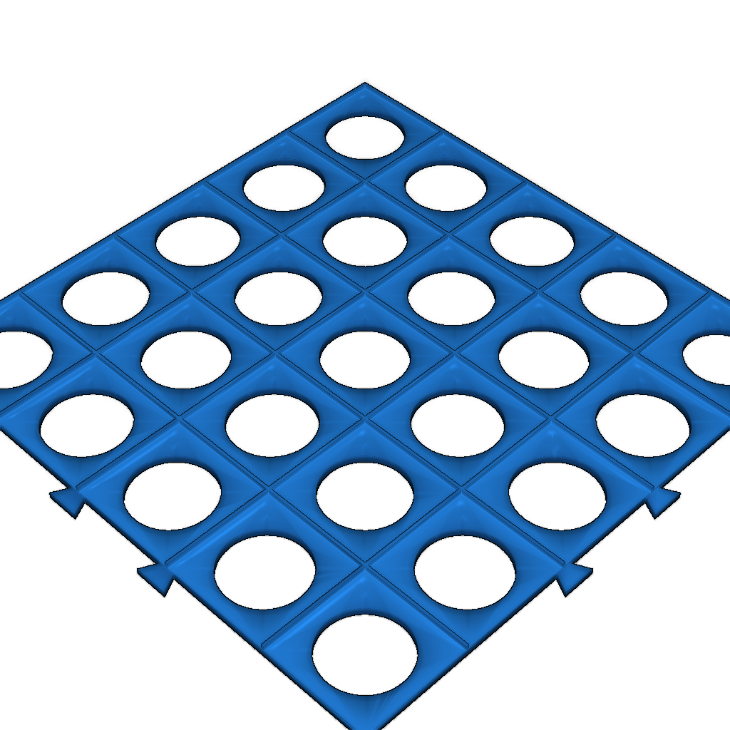 Модульная сетка для настольной игры Qwirkle