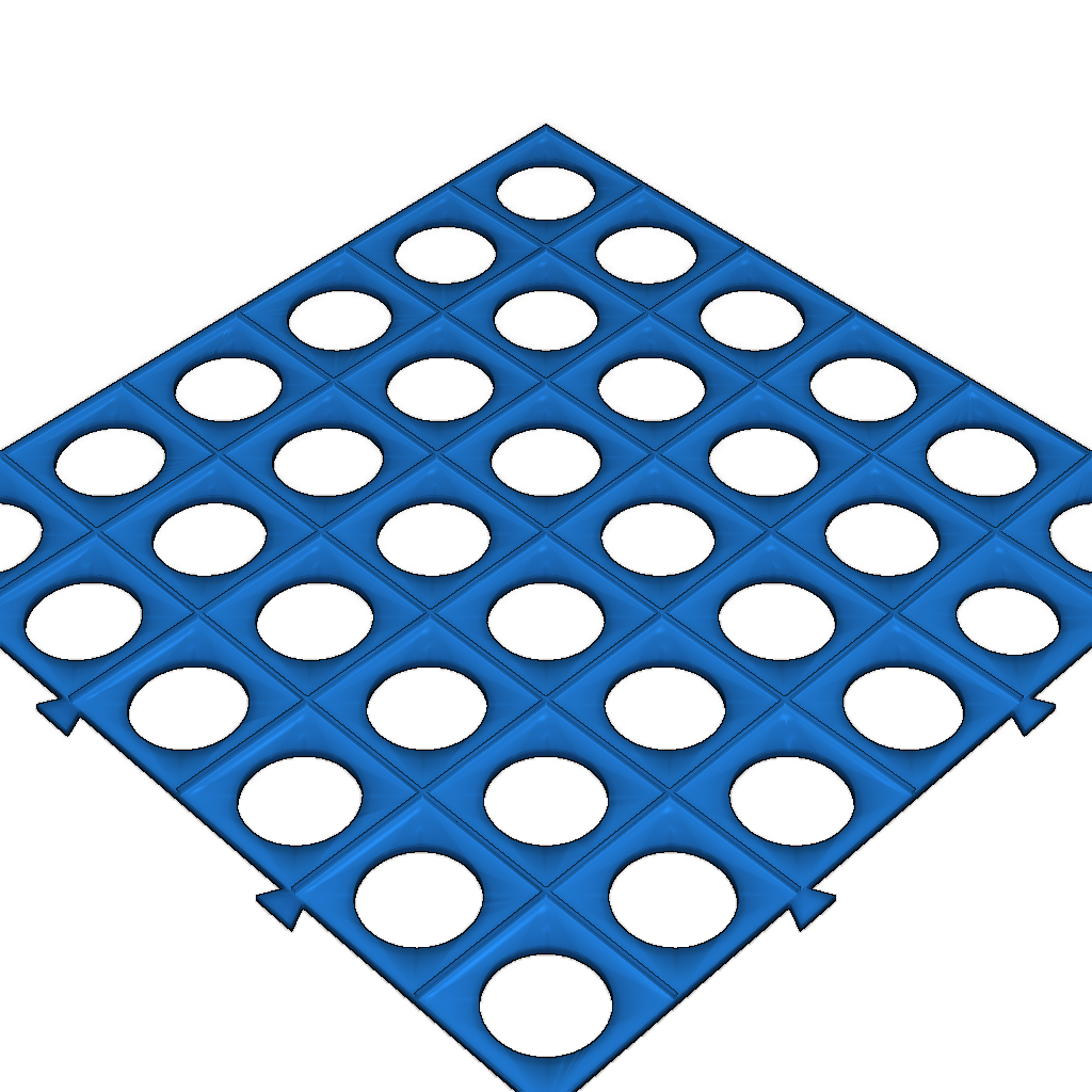 Модульная сетка для настольной игры Qwirkle