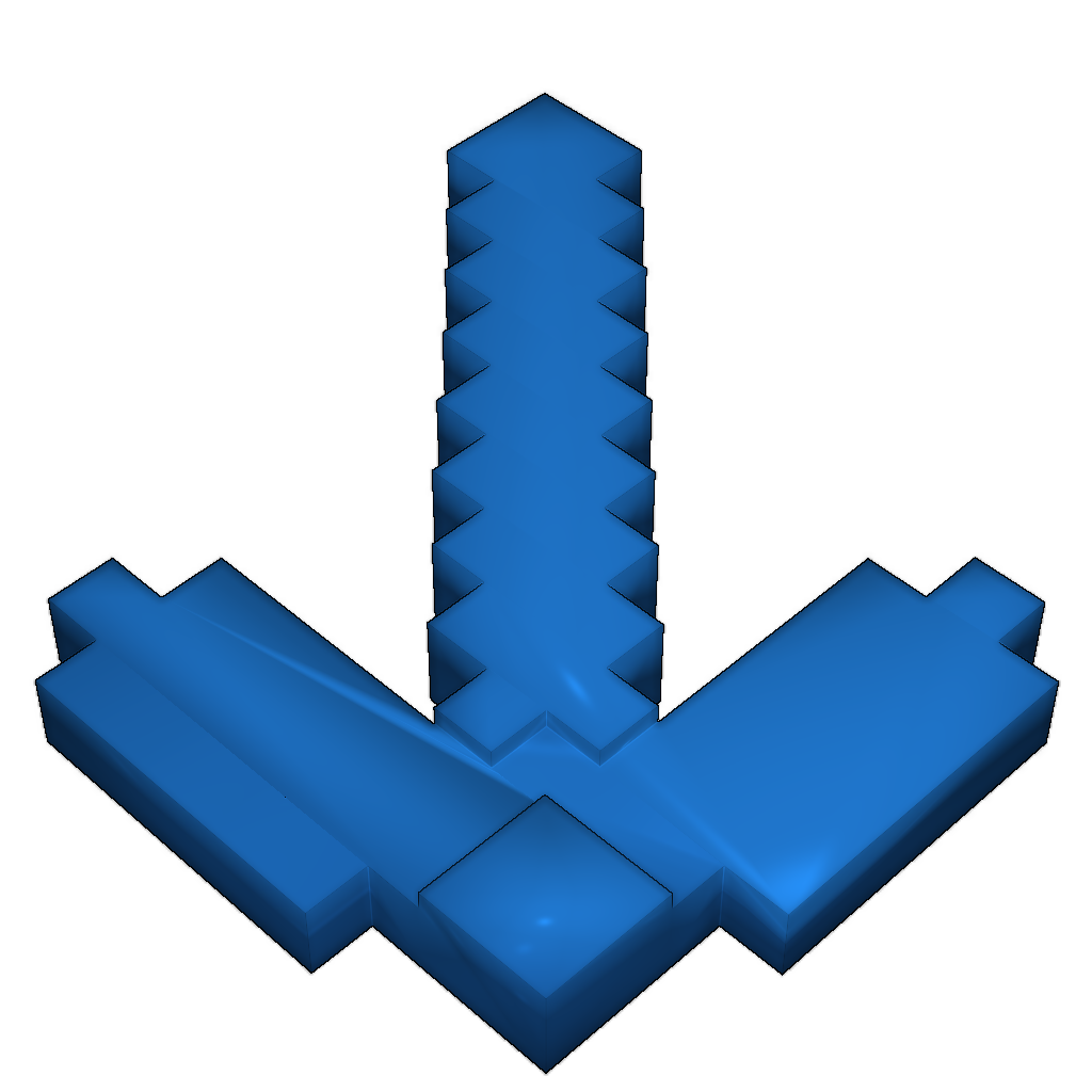 Меч в стиле Minecraft