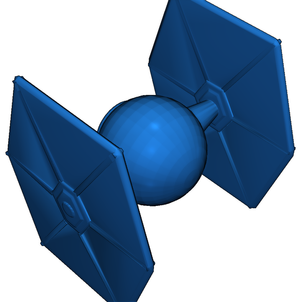 3D модель TiE Fighter