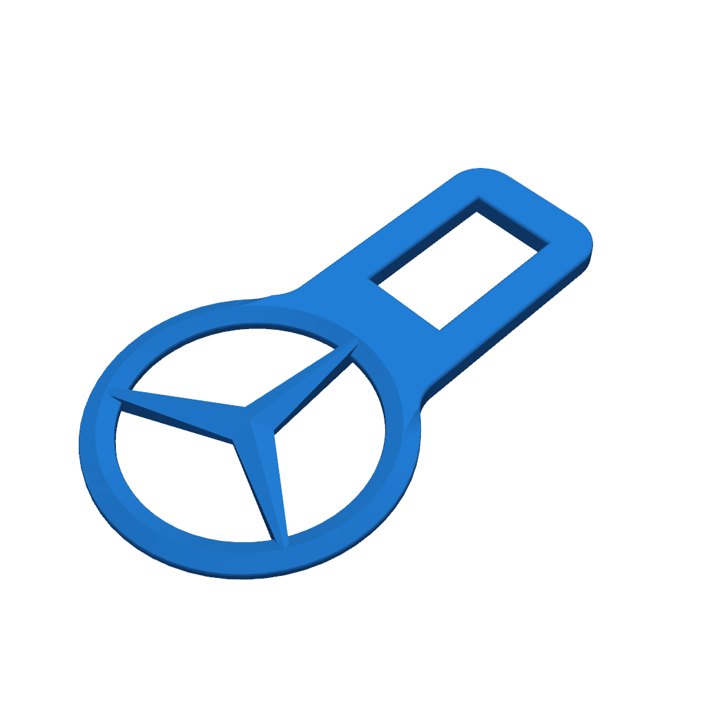 Заслонка для ремня безопасности с логотипом Mercedes Benz