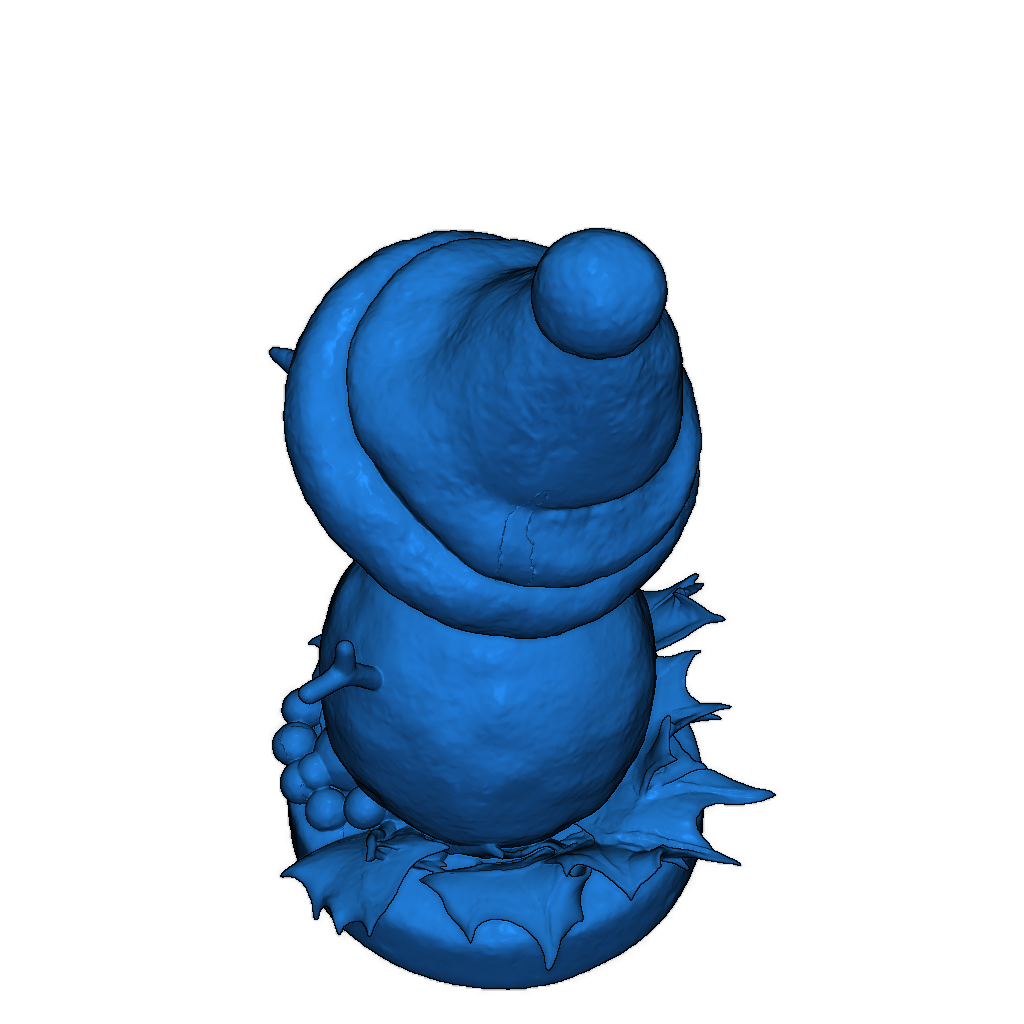 Милая снежная фигура