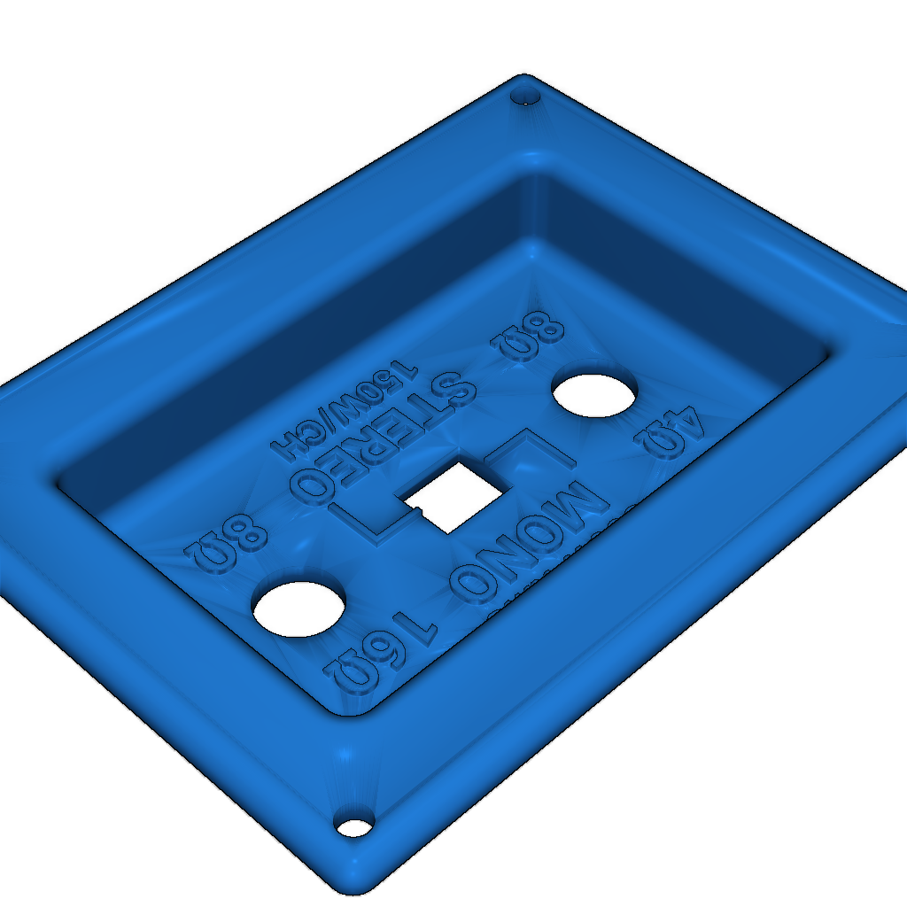 Задняя панель Marshall 1960A