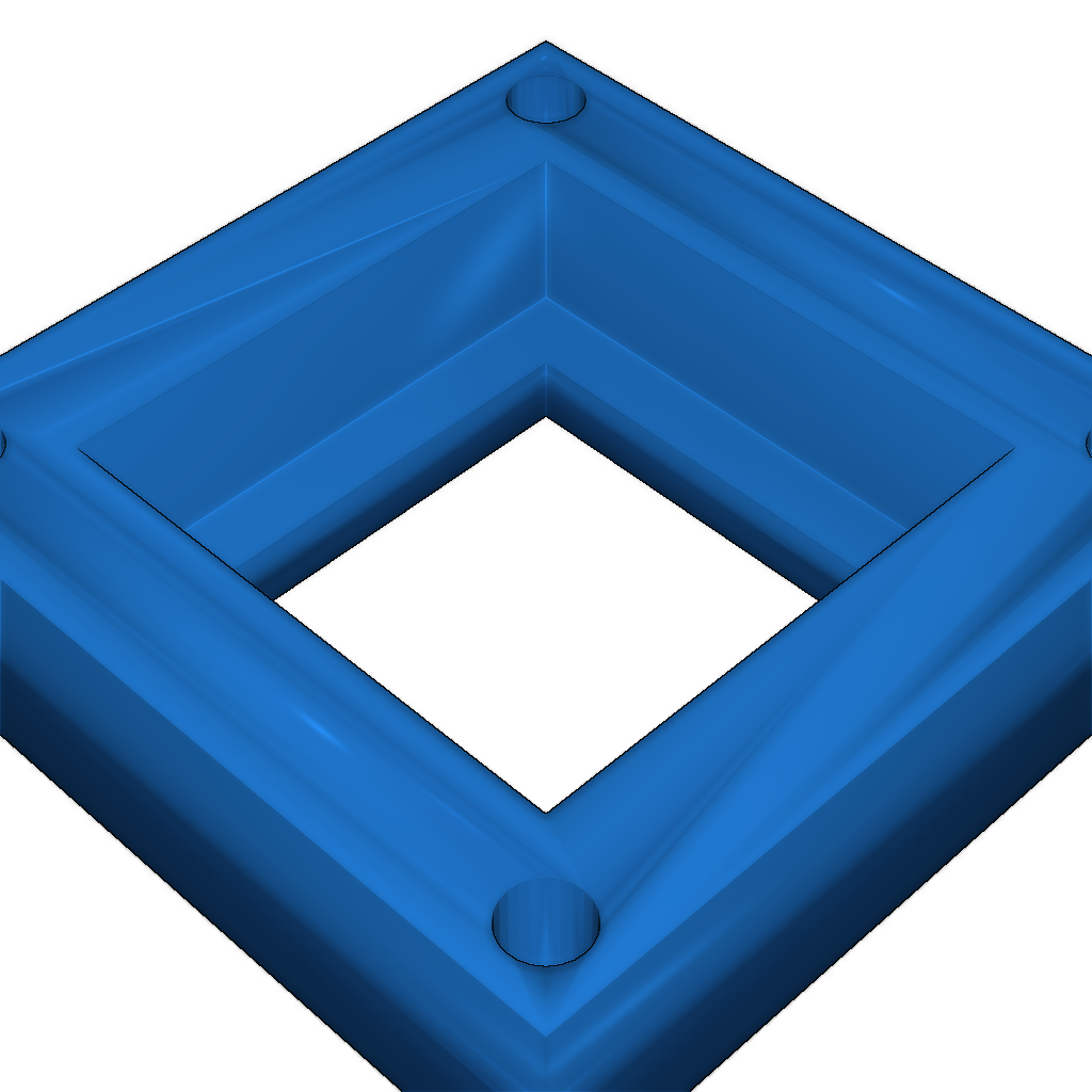 Проходной узел для кабелей (Квадратный)