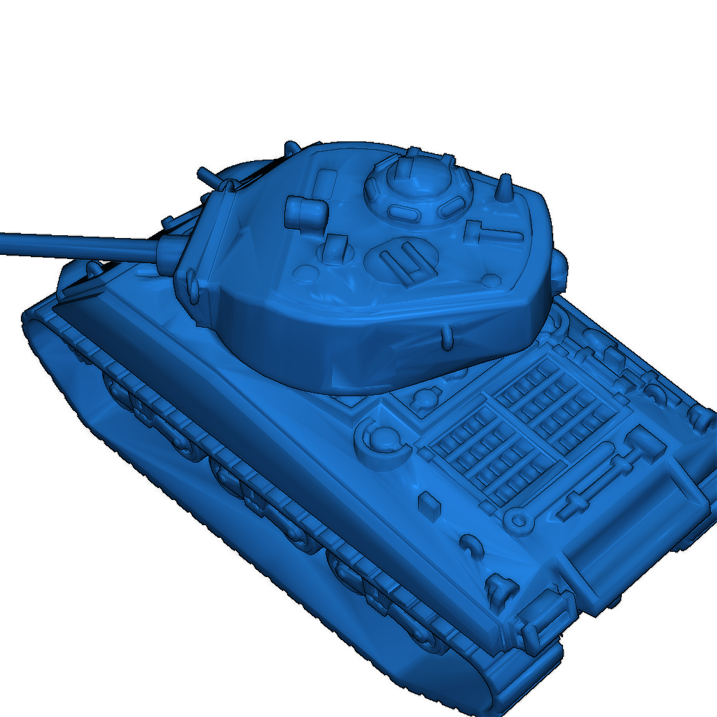 Разрушенный танк Шерман