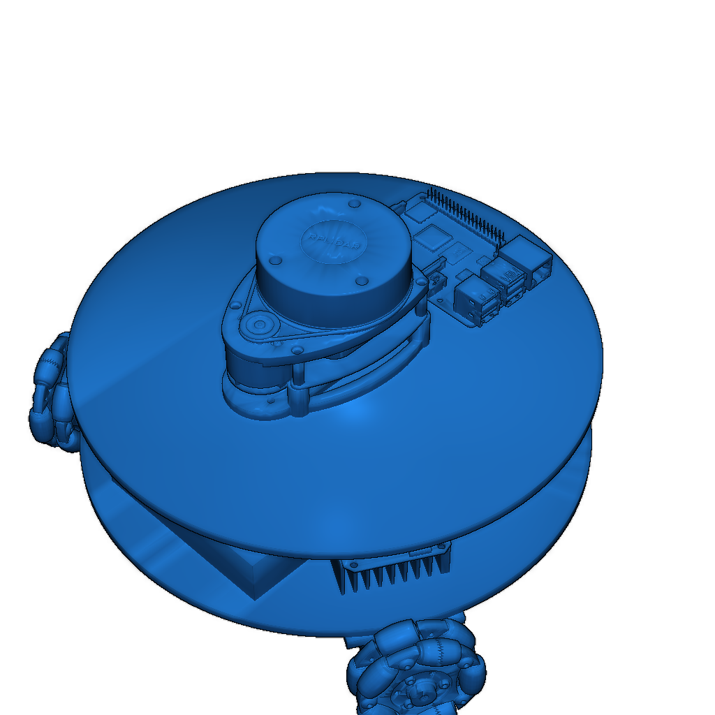 Мобильный робот AGV с 3 Omni Wheel