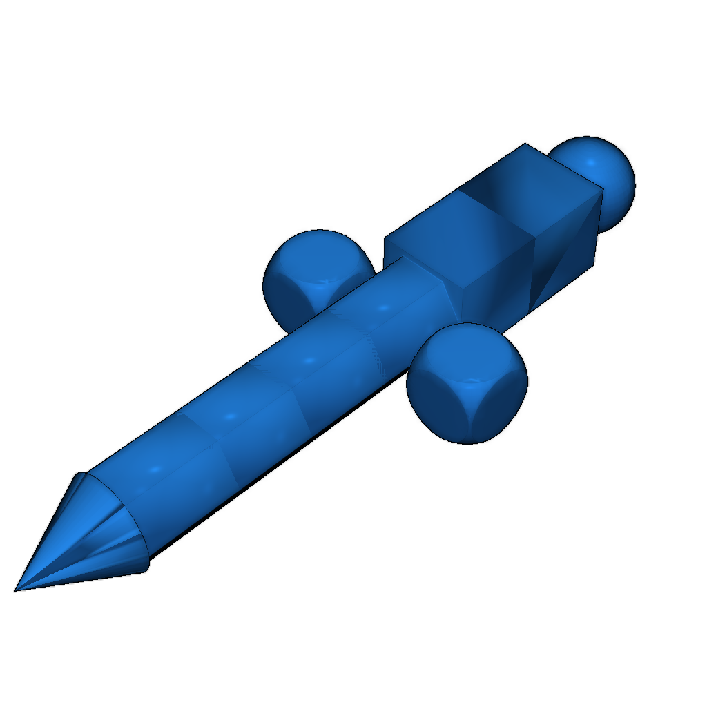 Модель меча для 3D-печати