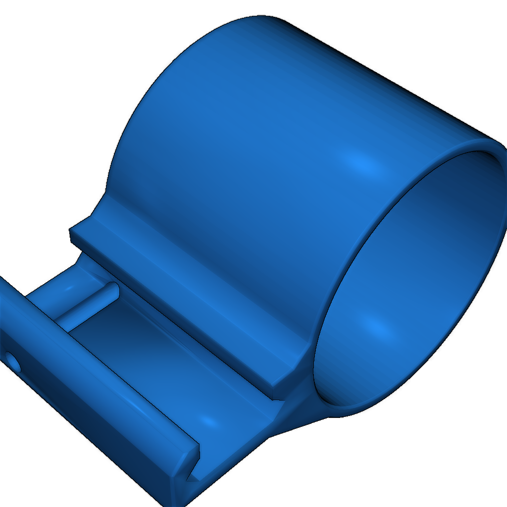 Крепление для 50мм HPA-бутылки на пику