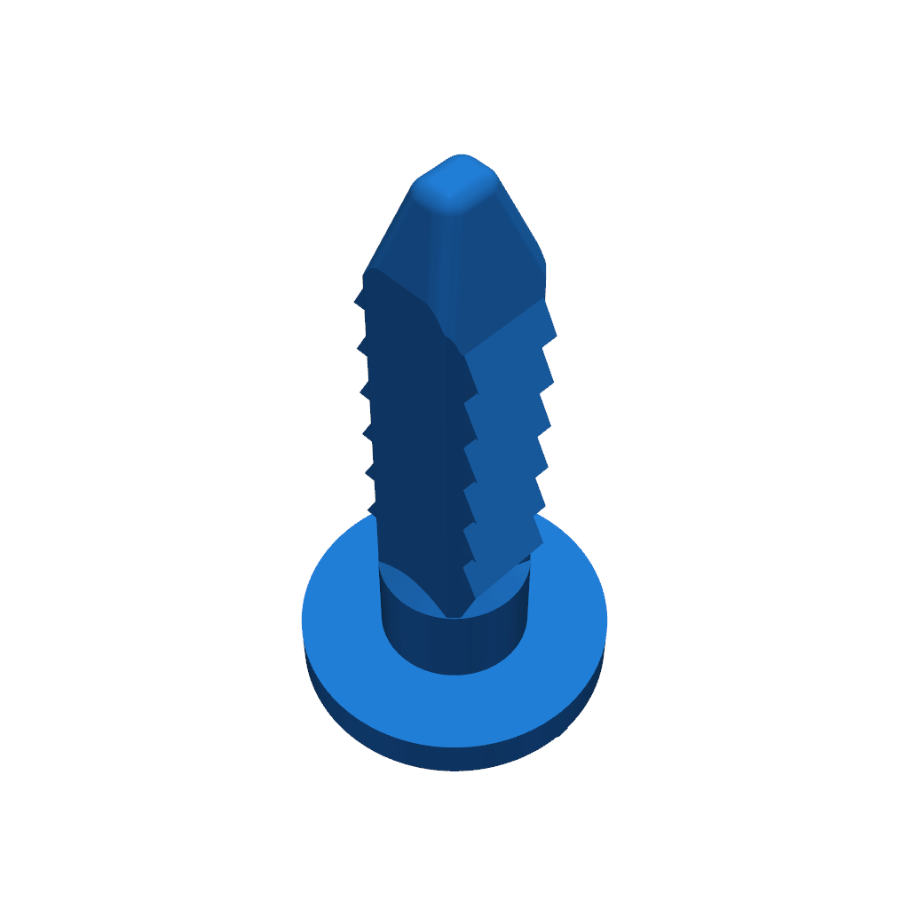 Пластиковый винт для внутренней крышки ноги Mercedes Benz W123