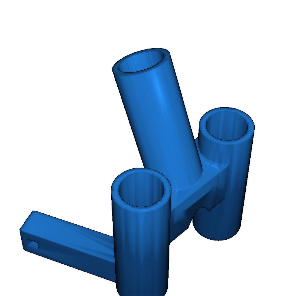 Хвост для o4 lite и антенны ELRS для рамы Mark 4