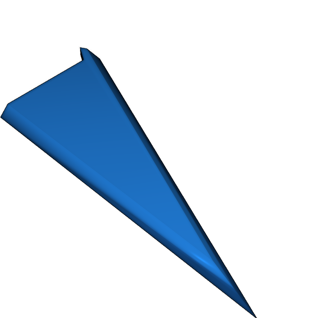 Модель бумажного самолета