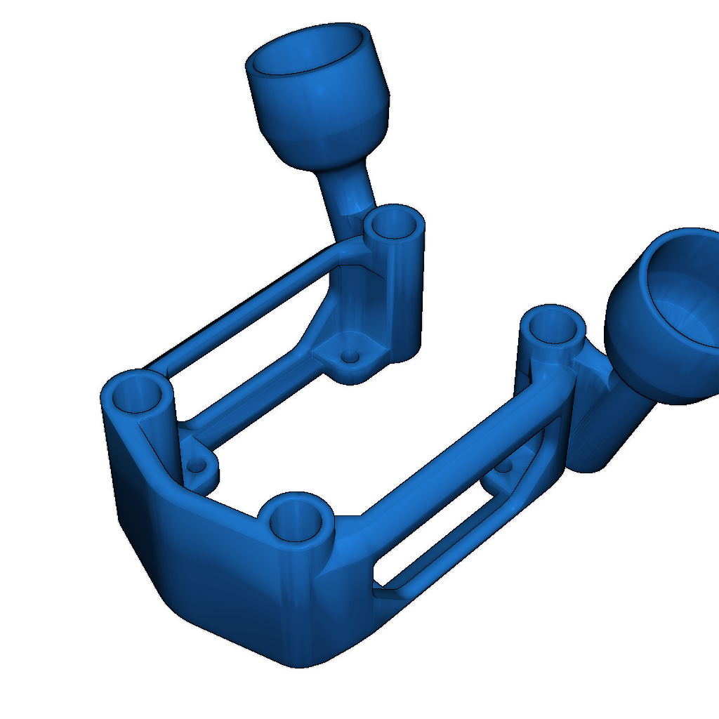 Подставка для DJI O4 Air Unit Pro с боковым креплением антенны