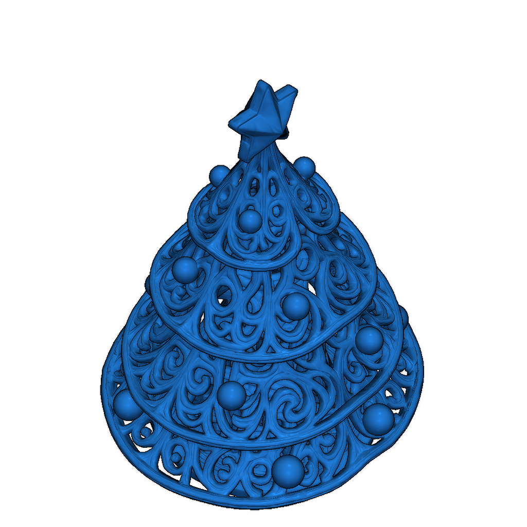 Изящная рождественская ёлка