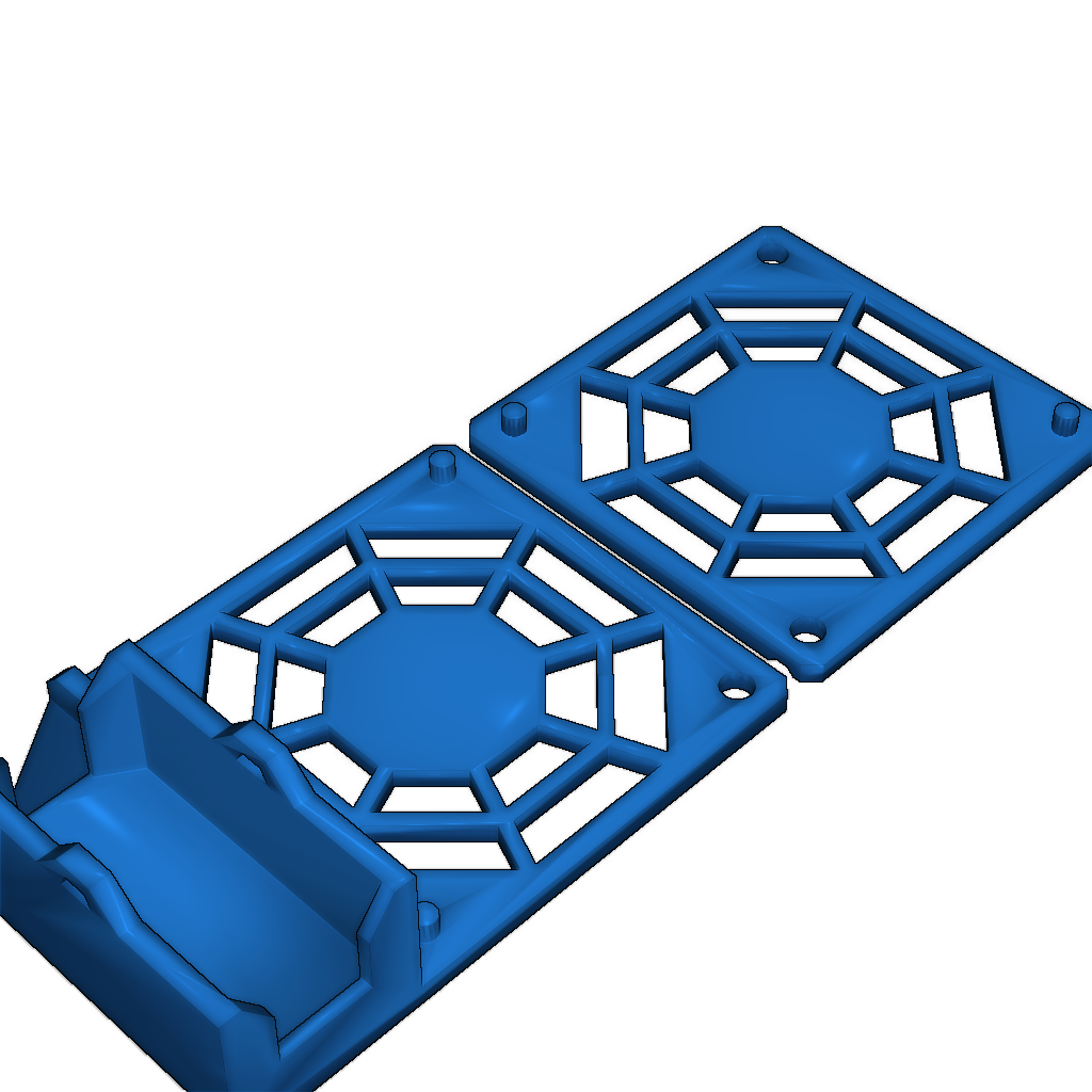 Корпус для вентилятора 60 x 15 мм с USB