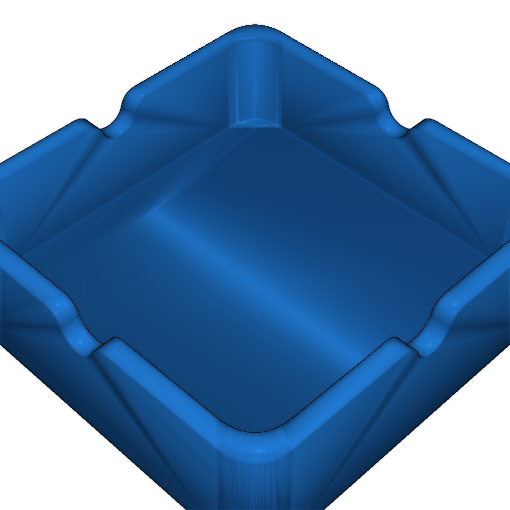 Пепельница 3D модель