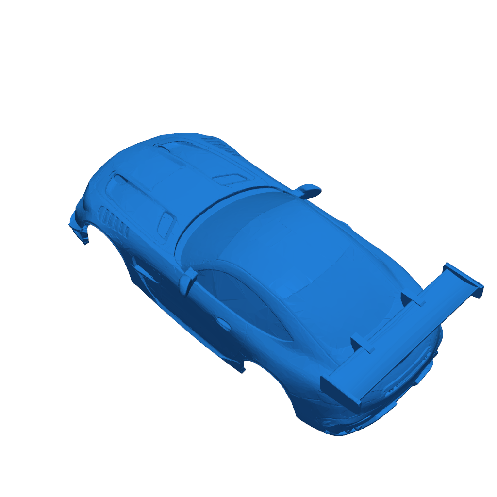 Кузов Mercedes AMG GT3 EVO для шасси Carrera Hybrid Porsche 911 (масштаб 1:50)