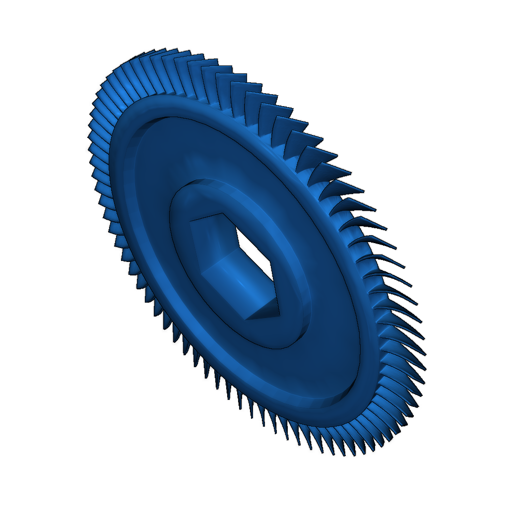 3D Модель Турбовентилятора CFM56-5A