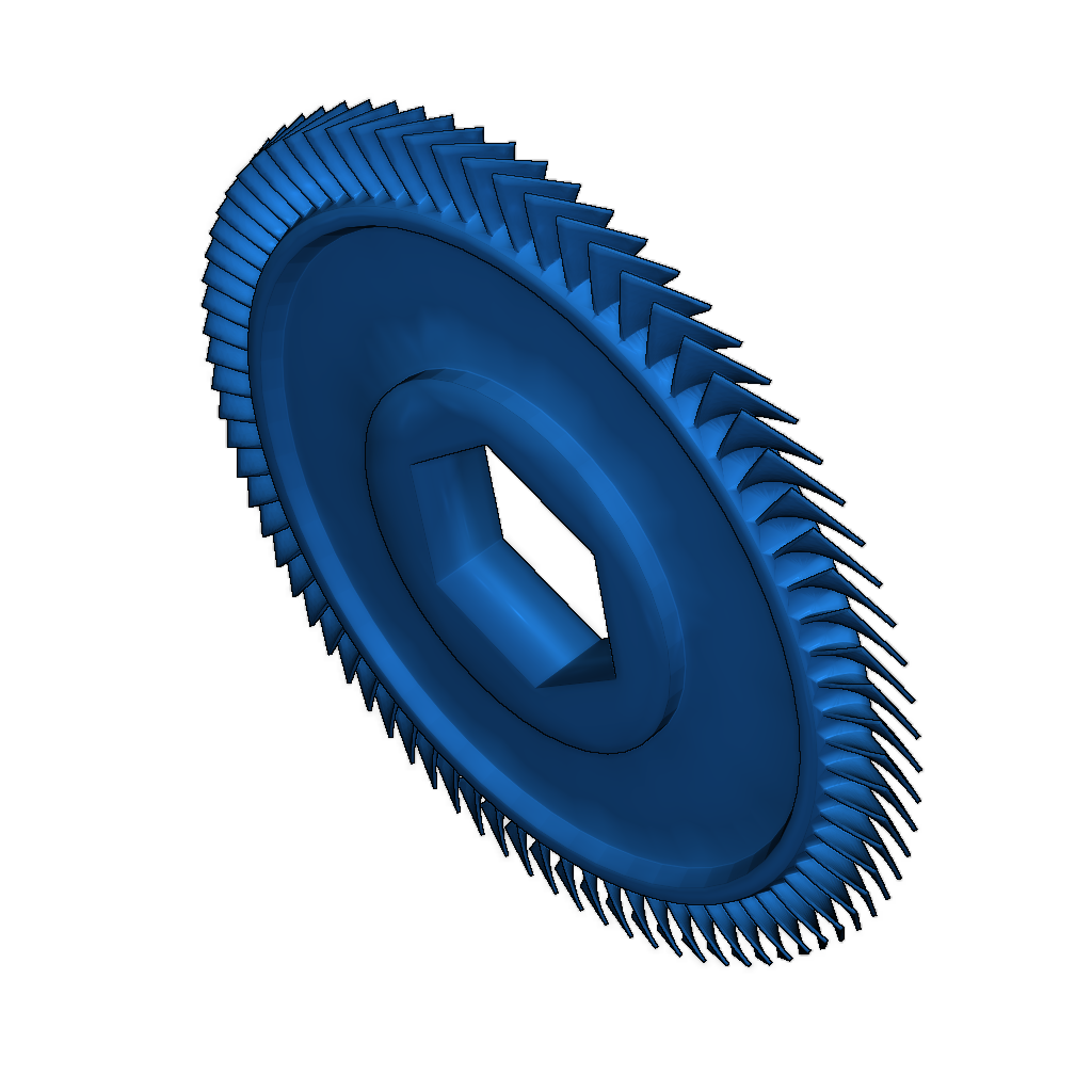 3D Модель Турбовентилятора CFM56-5A