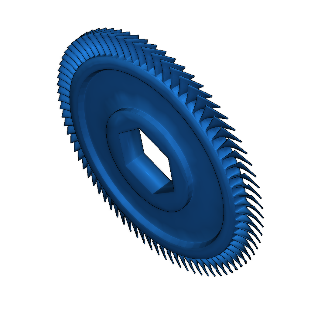 3D Модель Турбовентилятора CFM56-5A