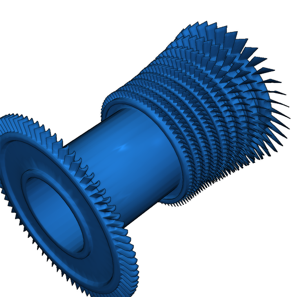 3D Модель Турбовентилятора CFM56-5A