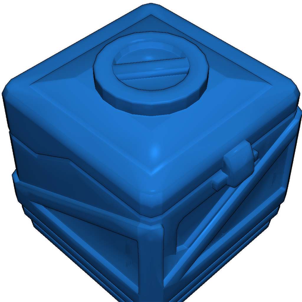 Крупная коробка для декорации из No Man's Sky