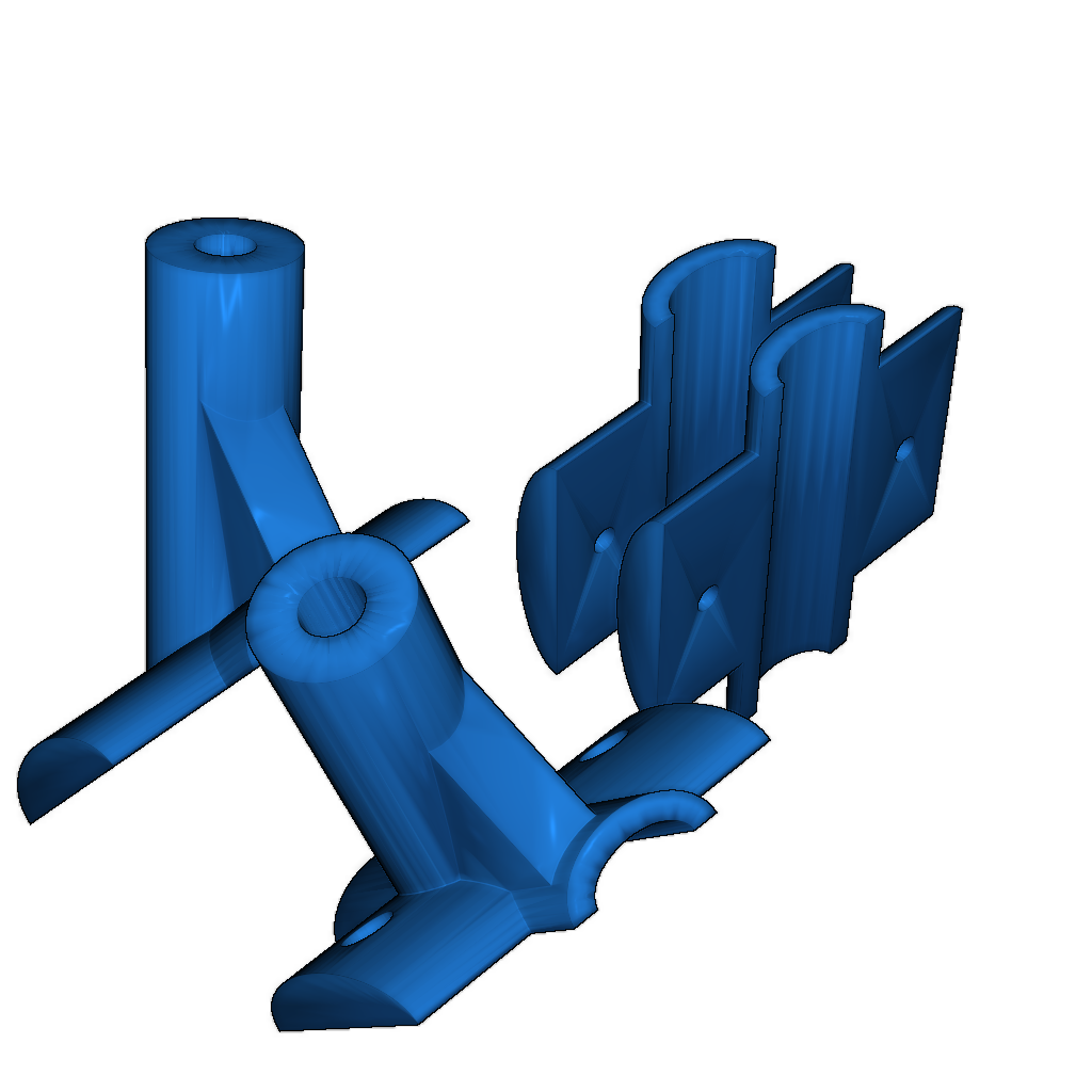 Уголок для поддержки палатки или тента 45° (пара)