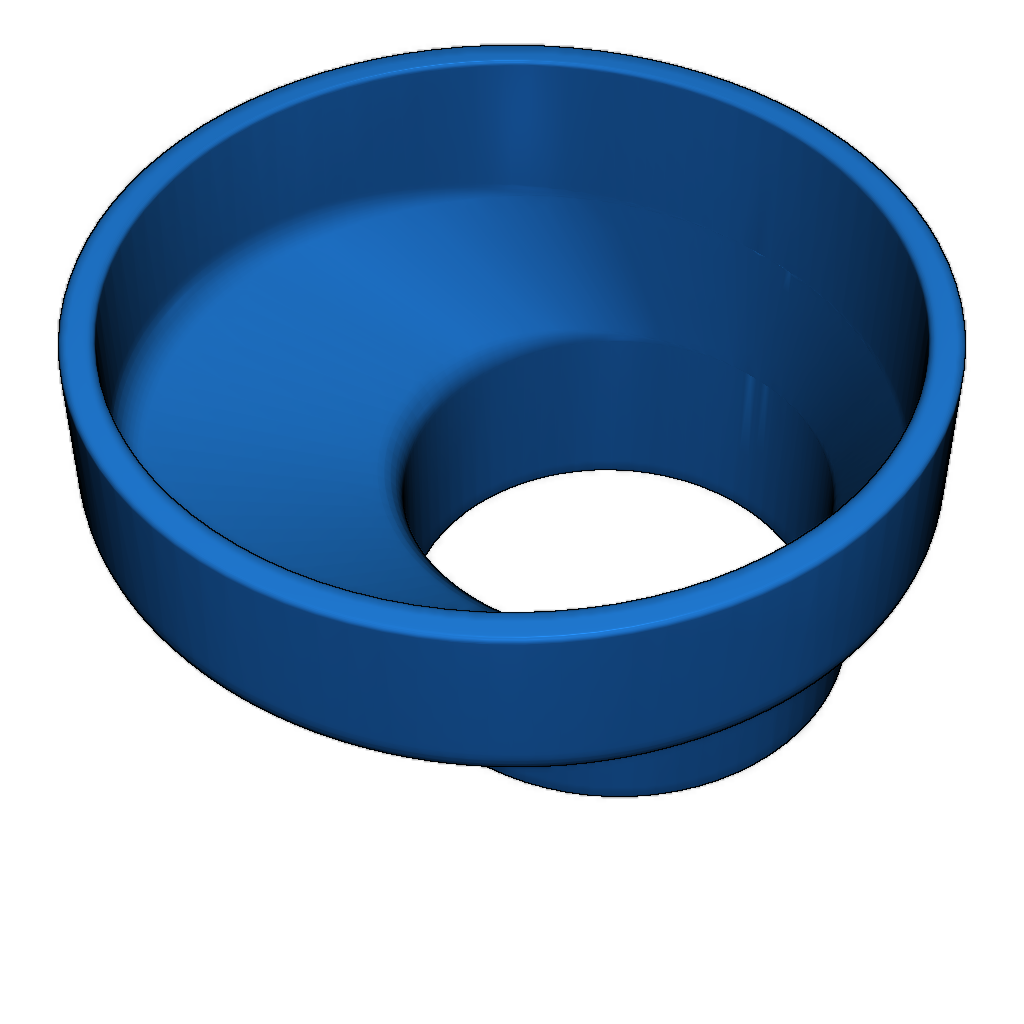 Воронка 3.05" x 1.9" с смещением