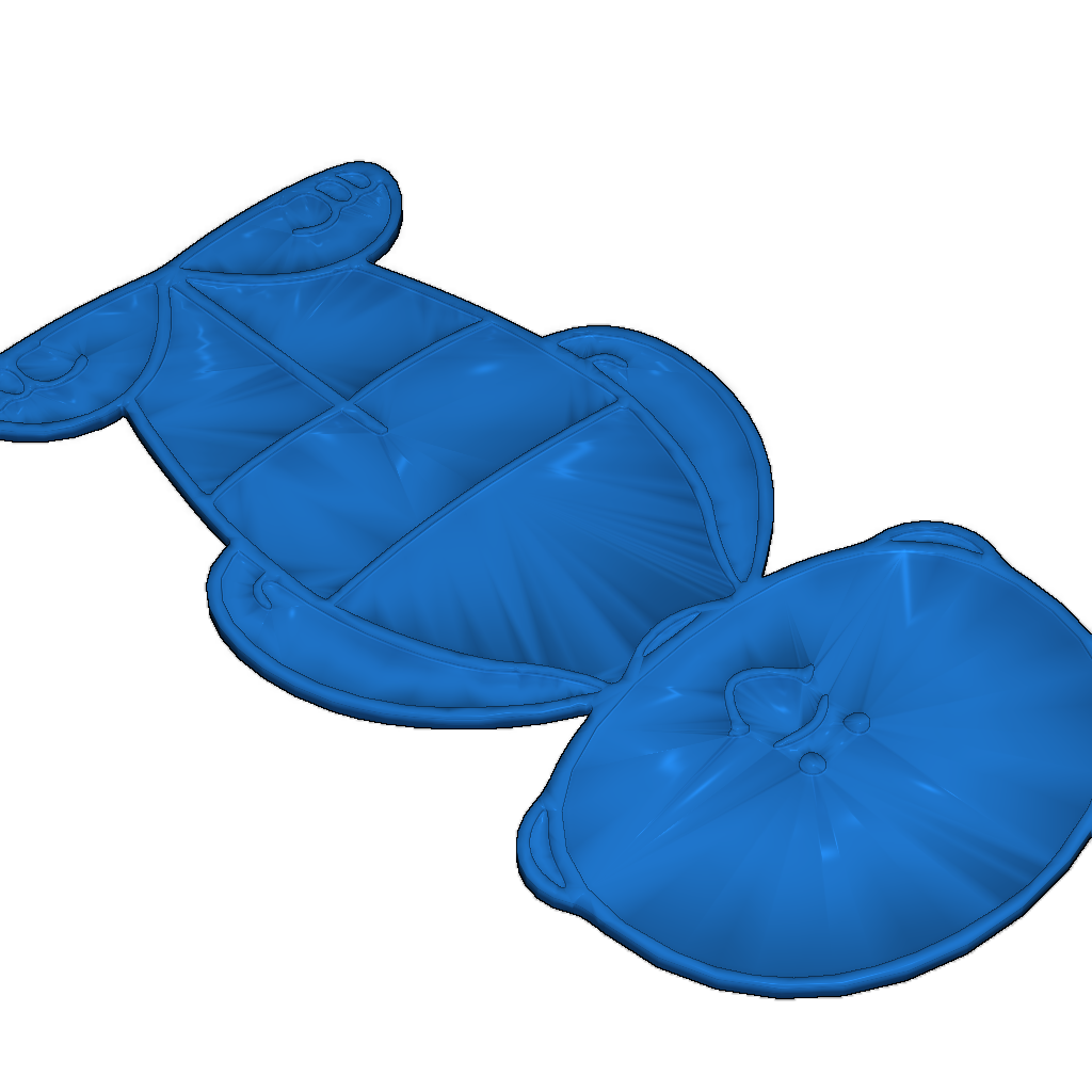 3D модель: Костюм Деда Мороза для раскрашивания