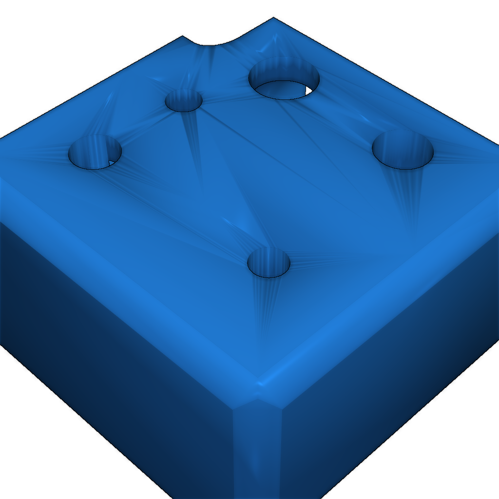 Блок шкива с увеличенным слотом для 18мм шкивов