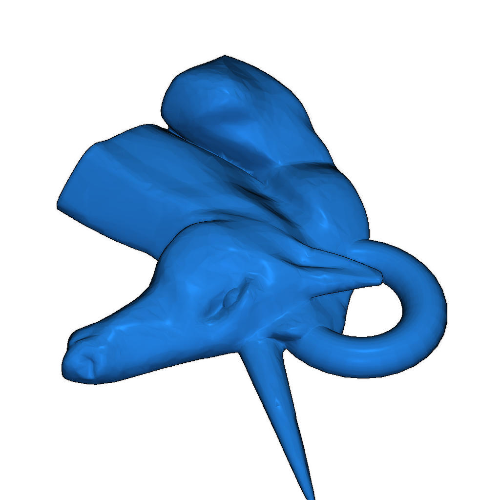 Плоский единорог-амулет