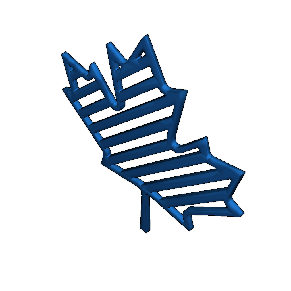 Набор подставок под чашки в форме листьев